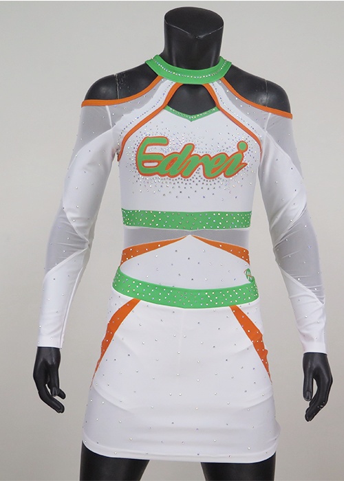 Sunny Orange Cheer Uniforms