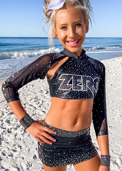 High Quality Lycra Cheerleading Uniform