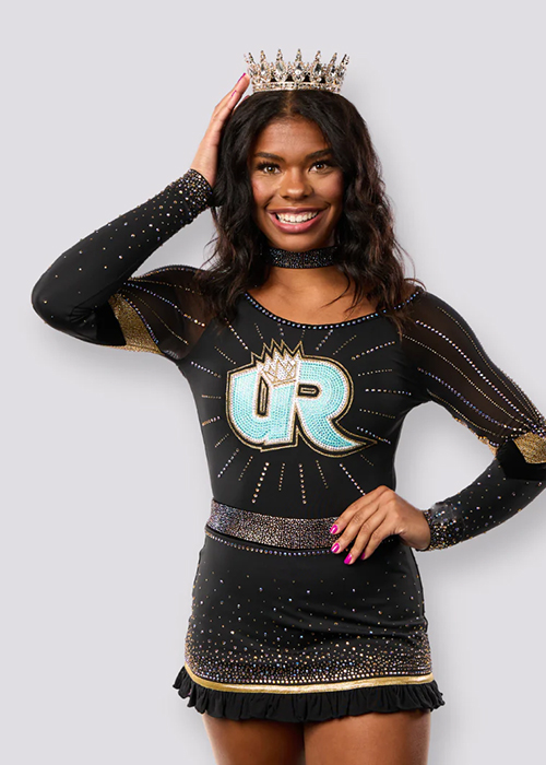 Black Cheerleading Uniform The Perfect Blend of Style and Energy