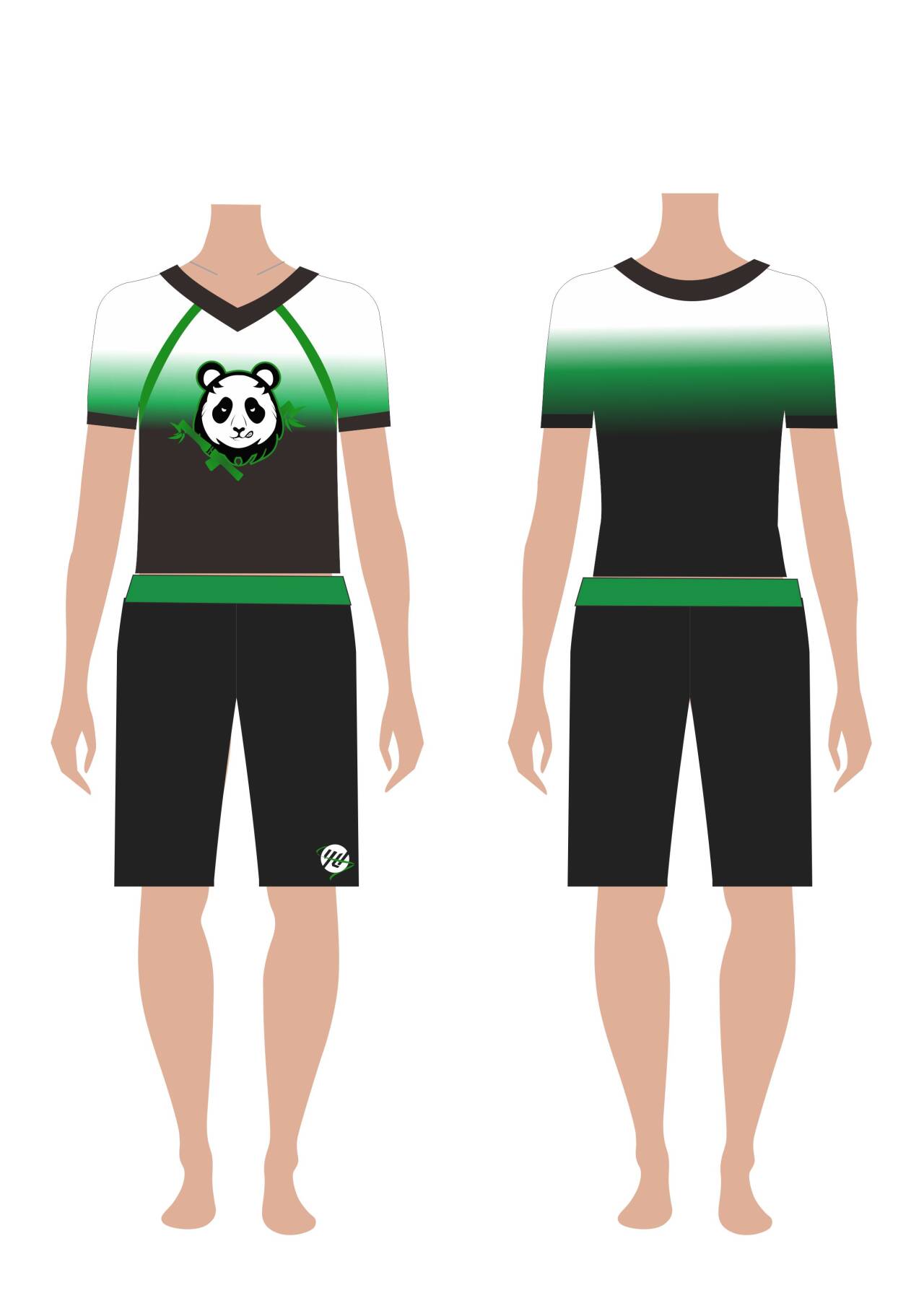 Boy Blue and Black Color Cheerleading Uniforms