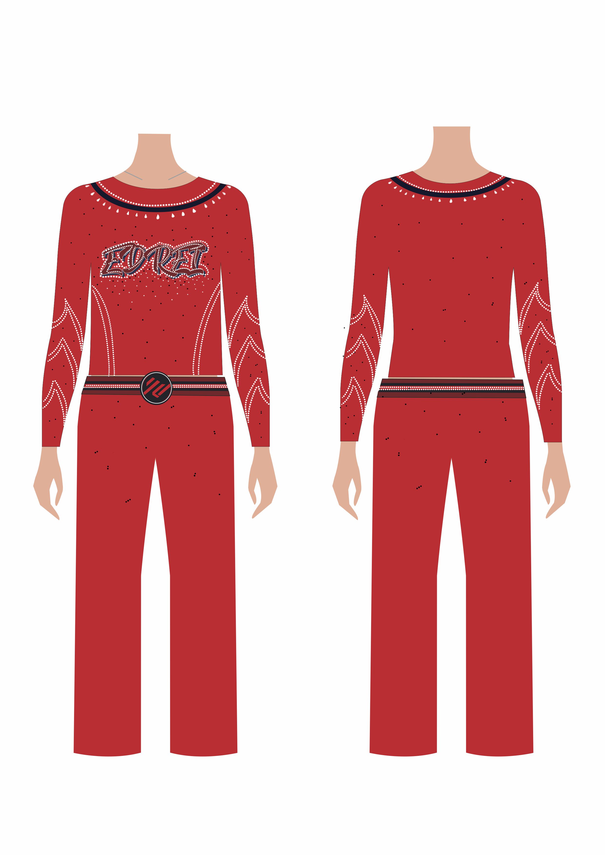 Boy Blue and Black Color Cheerleading Uniforms