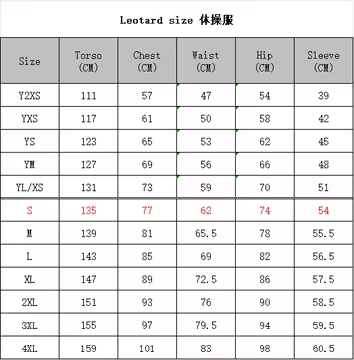 Italian ink Gymnastic Leotards