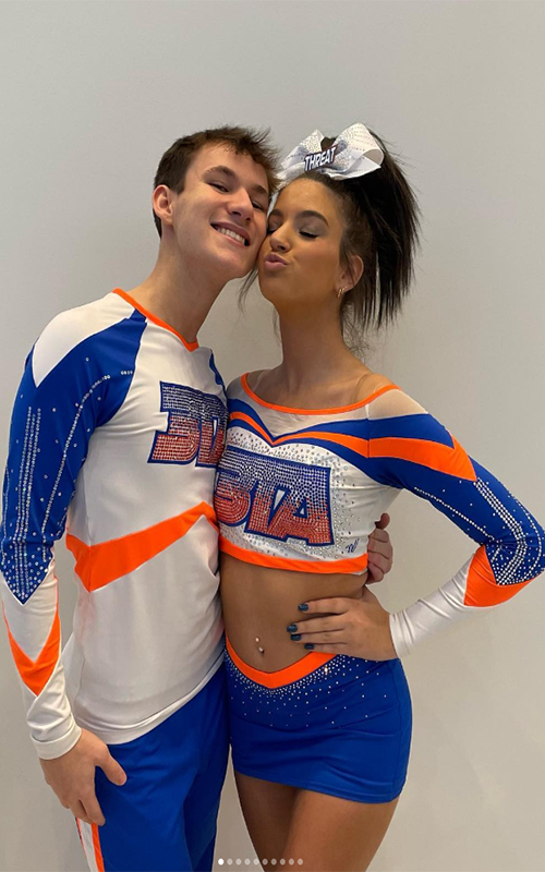 Boy and Girl Cheerleading Uniforms<